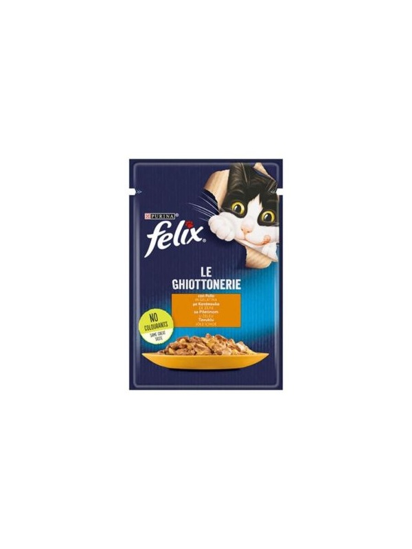 Felix Sensations Taze Jöle İçerisinde Tavuklu Yetişkin Konserve Kedi Maması 85 Gr