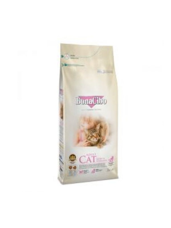  BonaCibo Adult Cat Light - Sterilised Kısırlaştırılmış Kediler için Yetişkin Kedi Maması 4 Kg