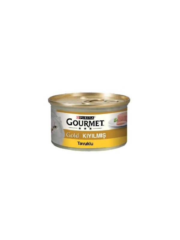 Gourmet Gold Kiyilmiş Tavuk Etli Yetişkin Kedi Konservesi 85 Gr 