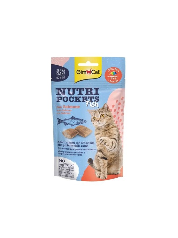 GimCat Kedi Ödül Tableti Np Fish With Salmon 60 Gr