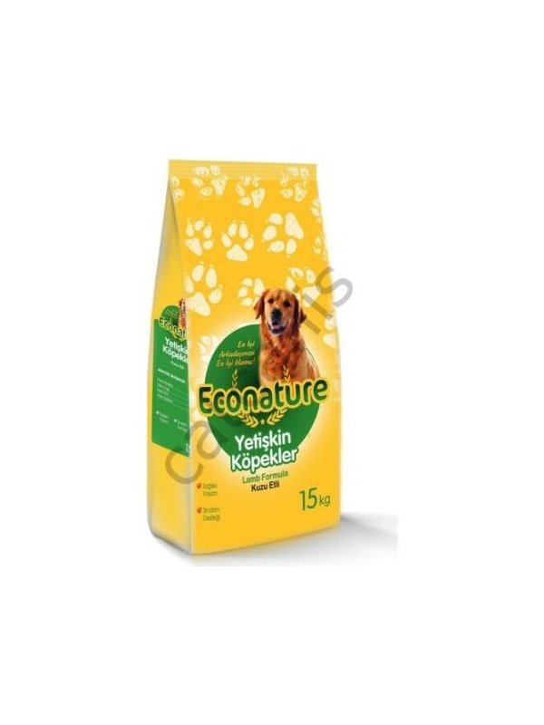 Econature Kuzu Etli Yetişkin Köpek Maması - 15 kg