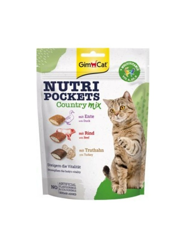 Gimcat Nutri Pockets Country Mix Kedi Ödülü 150 Gr