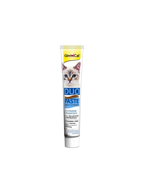 GimCat Multi-Vitamin Duo Paste Tuna + 12 Vitaminli 50gr kedi macunu