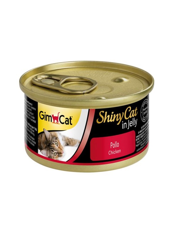 GimCat Shinycat Konserve Kedi Maması Tavuklu 70 Gr (24 Adet)