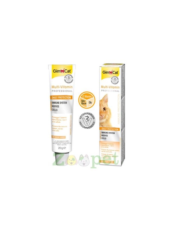 Gimcat Multi Vitamin Paste 12 Vitaminli Kedi Macunu 20 G(rX2 ADET)