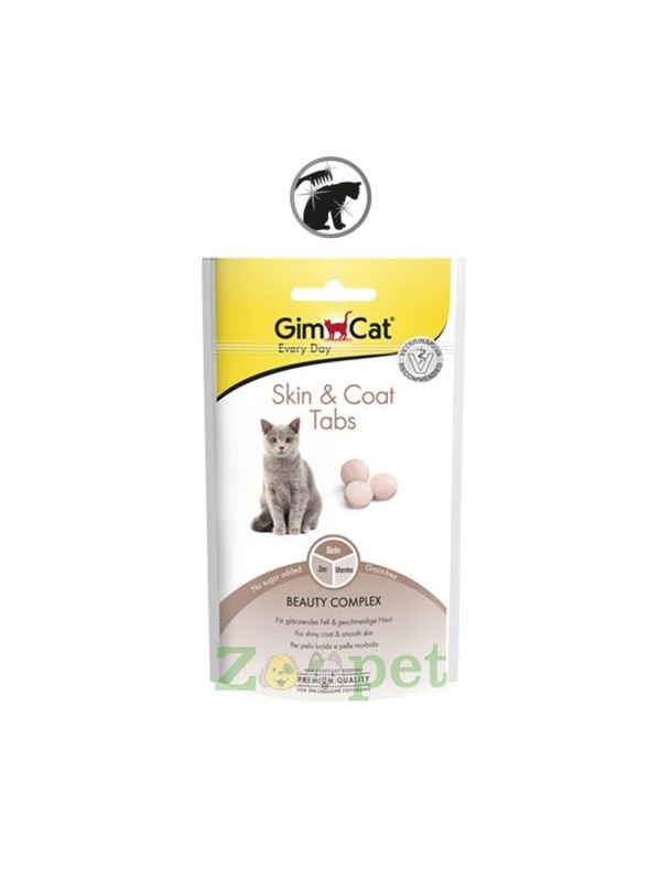 Gimcat Deri ve Tüy Sağlığı Kedi Ödül Tableti 40 Gr