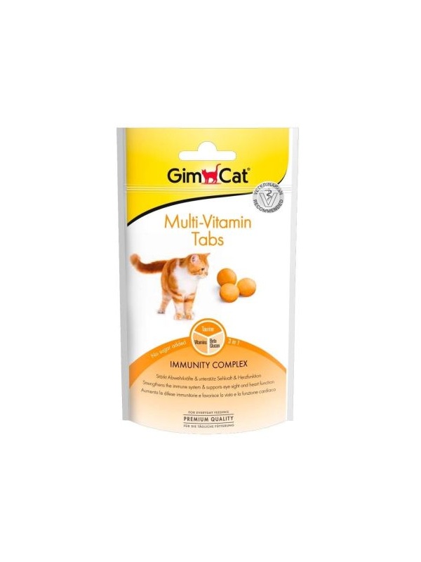 Gimcat Multivitamin Tablet Kedi Ödül Maması 40 gr
