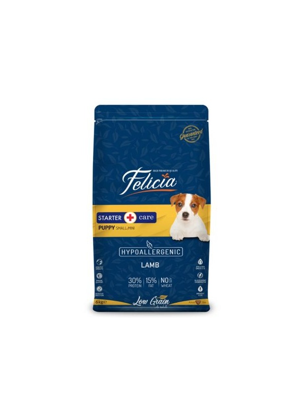 Felicia Kuzulu Small/Mini Az Tahıllı HypoAllergenic Yavru Köpek Maması  6 Kg