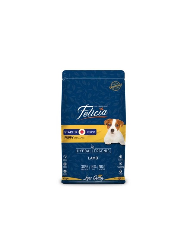 Felicia Kuzulu Small/Mini Az Tahıllı HypoAllergenic Yavru Köpek Maması  3 Kg