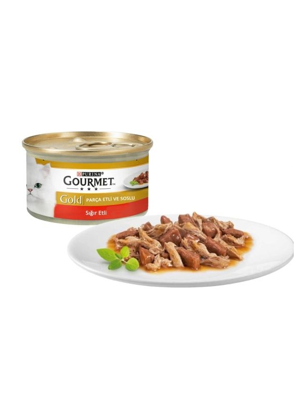 Purina Gourmet Gold Sığır Etli Kedi Konservesi  85 gr