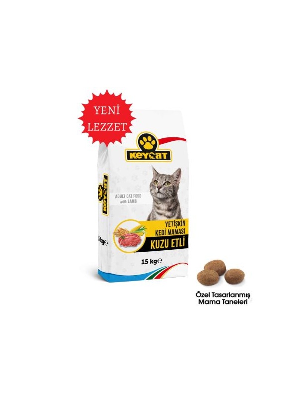 Keycat Kuzulu Yetişkin Kedi Maması 15 Kg