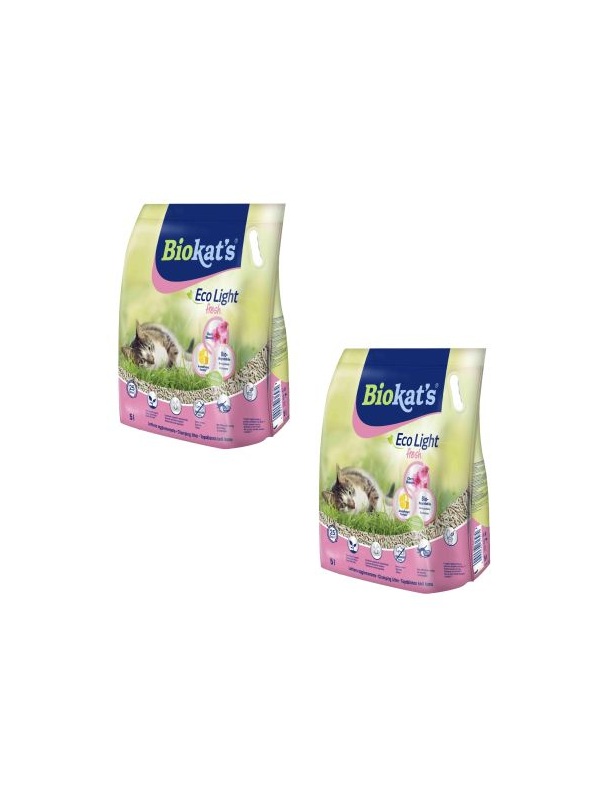 Biokat's Eco Light Kiraz Çiçeği Kokulu Pelet Kedi Kumu 5 LT(2 Adet)