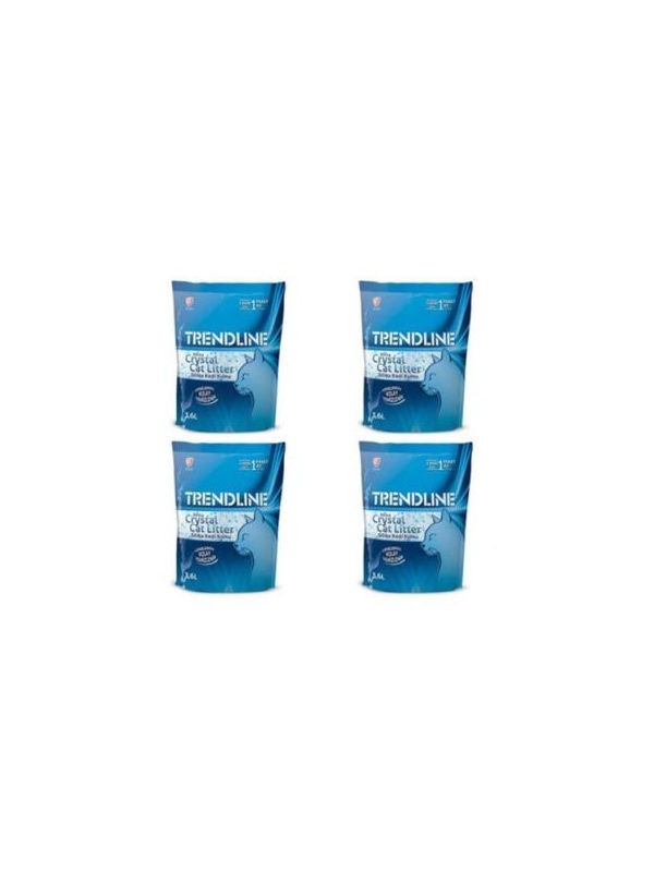 Trendline Tozsuz Silika Kedi Kumu 3,6 Lt 4 Adet