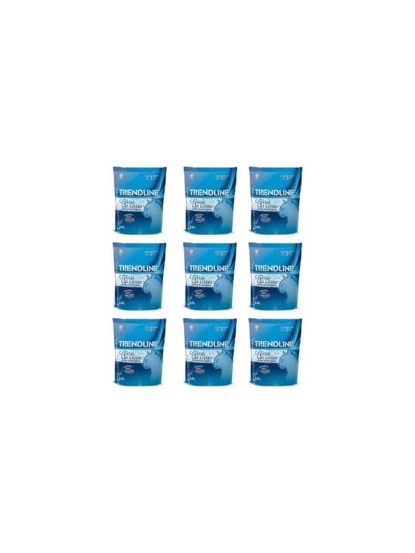 Trendline Tozsuz Silika Kedi Kumu 3,6 Lt 9 Adet