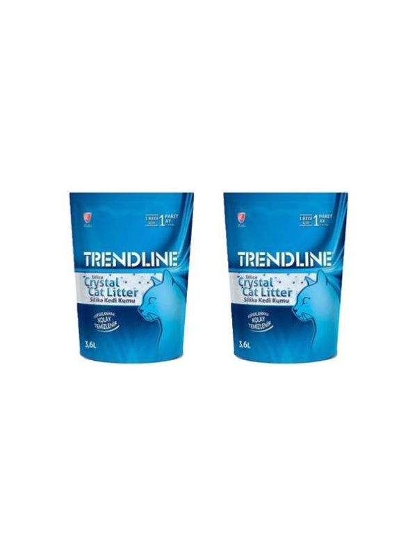Trendline Tozsuz Silika Kedi Kumu 3,6 Lt * 2 Adet