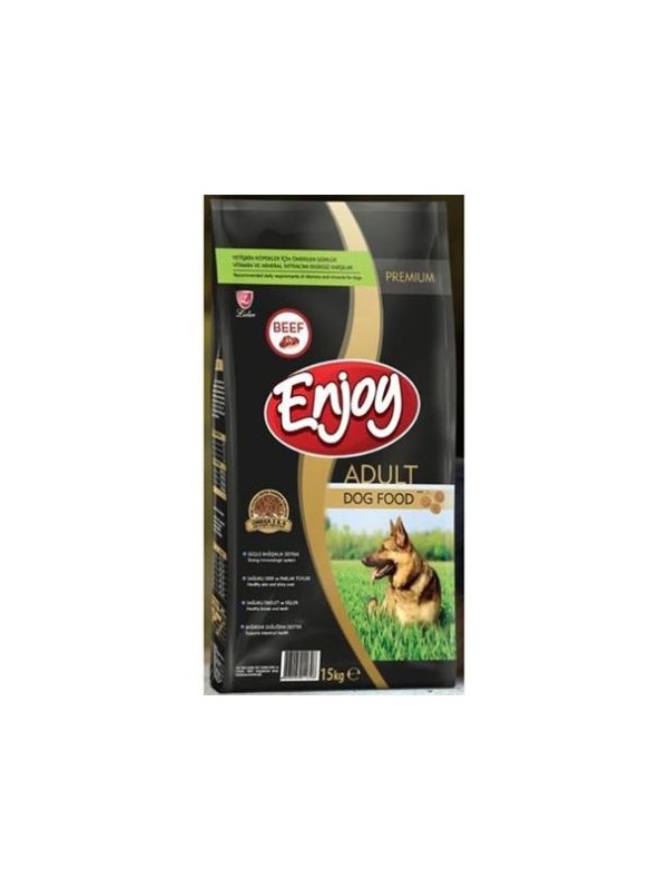 Enjoy Biftekli Yetişkin Köpek Maması 15 Kg