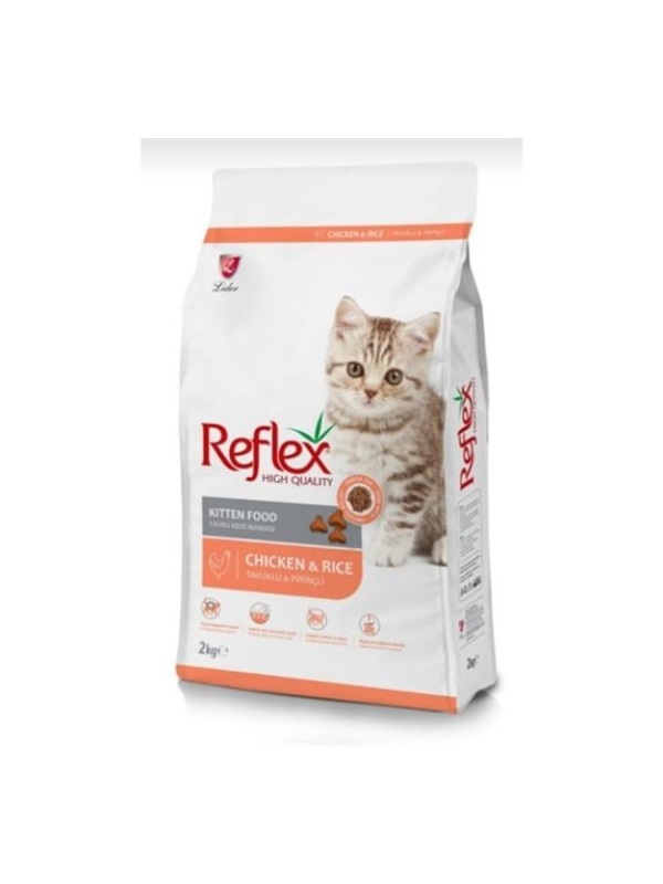 Reflex Kitten Tavuk Etli Pirinçli Yavru Kedi Maması 2 KG