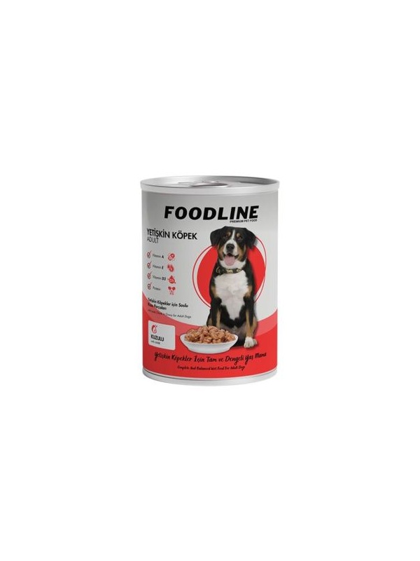 Foodline Kuzu Etli Yetişkin Köpek Konservesi 400 Gr