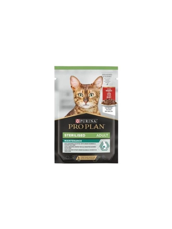 Pro Plan Sığır Etli Pouch Kısırlaştırılmış Konserve Kedi Maması 85 Gr 1 Adet