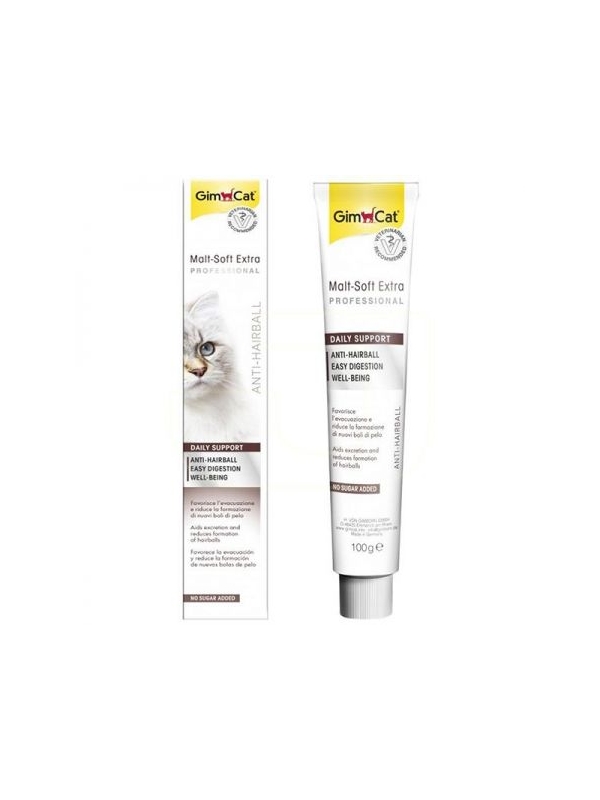 Gimcat Malt Soft Extra Tüy Yumağı Önleyici Kedi Macunu 100 Gr
