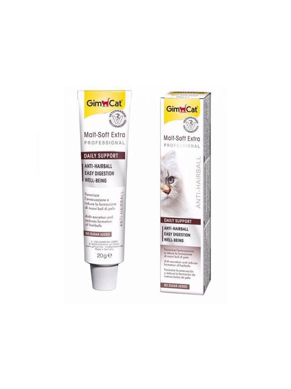 Gimcat Malt Soft Extra Tüy Yumağı Önleyici Kedi Macunu 20 Gr