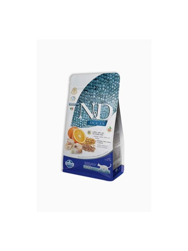 N&D Ocean Morina Balıklı ve Portakal Adult 1,5 kg