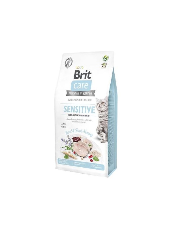 Brit Care Sensitive Böcekli ve Ringa Balıklı 7 kg Yetişkin Kedi Maması