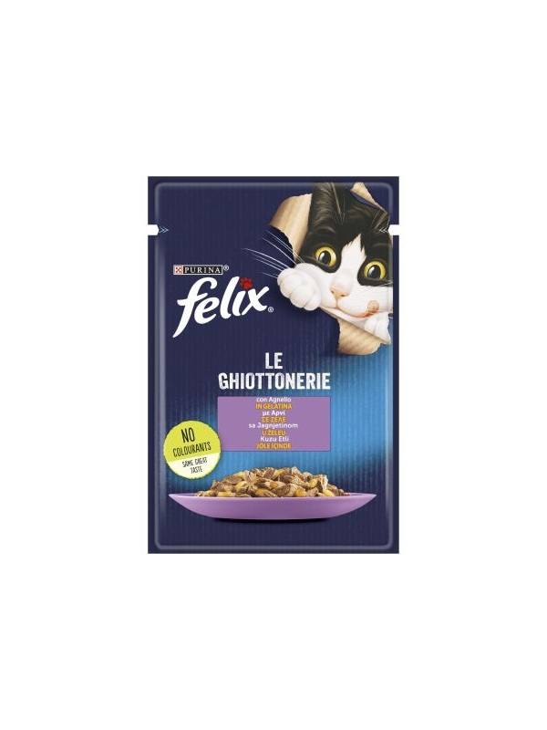 Felix Kuzu Etli Yaş Kedi Maması 85 Gr