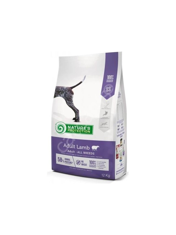 Nature's Protection Kuzu Etli 12 Kg Yetişkin Köpek Maması
