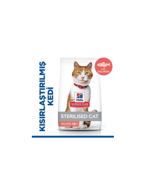 Hill's Scıence Plan Somonlu Kısırlaştırılmış Yetişkin Kedi Maması 10 kg (8+2 kg)