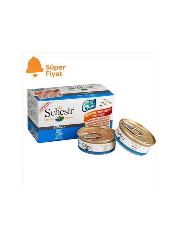 Schesir Ton Balıklı Yaş Kedi Maması 50 GR * 6 Adet