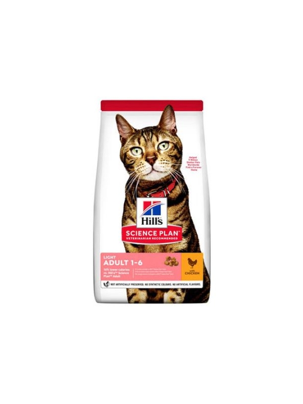 Hill's SCIENCE PLAN Light Tavuklu Yetişkin Kedi Maması 1,5kg