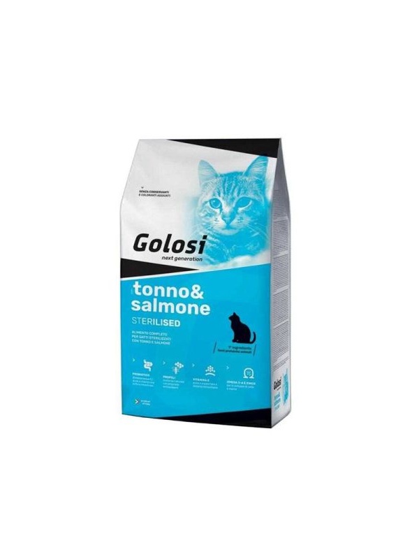 Golosi Cat Somonlu Kısırlaştırılmış Kedi Maması 7.5 KG