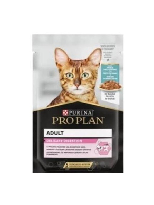 Pro Plan Pouch Sos İçinde Okyanus Balıklı Yetişkin Kedi Konservesi 85 gr