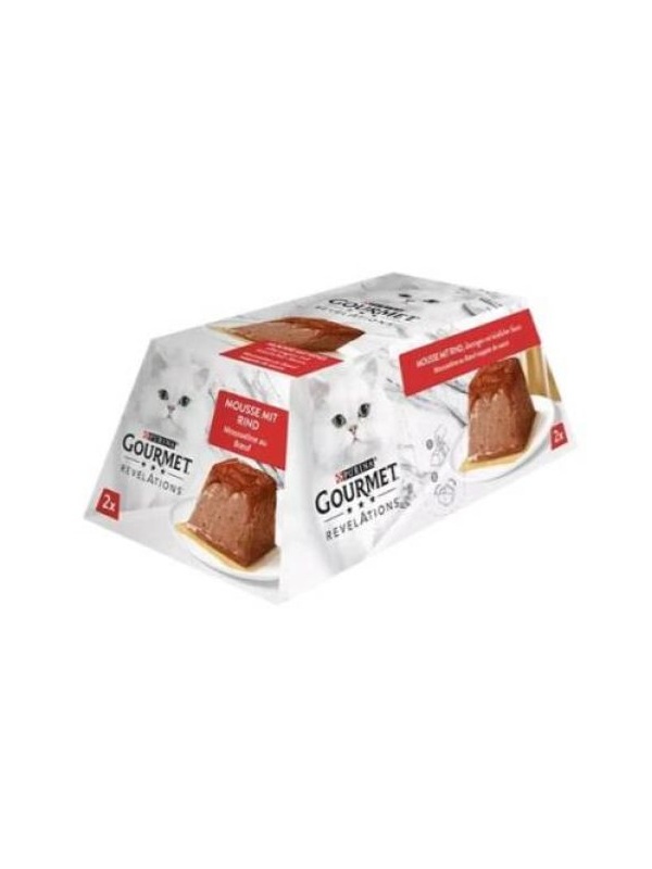 Gourmet Gold Revelations Sığır Etli Ezme Yetişkin Kedi Konservesi  2 X 57 gr