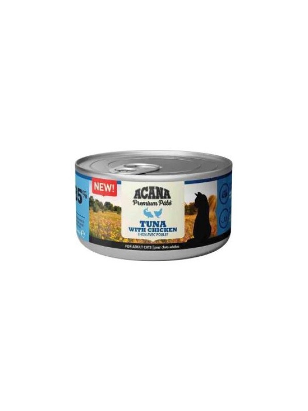 Acana Premium Pate (Ezme) Tuna Balıklı ve Tavuklu Kedi Konservesi 85 gr