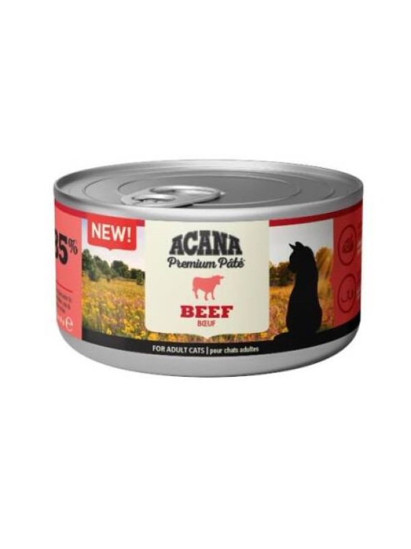 Acana Premium Pate (Ezme) Sığır Etli Kedi Konservesi 85 gr