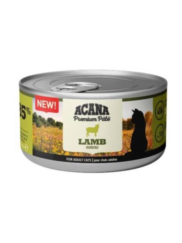 Acana Premium Pate (Ezme) Kuzu Etli Kedi Konservesi 85 gr