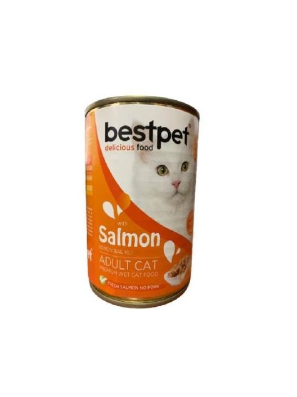 Bestpet Somonlu Yetişkin Kedi Konservesi 400 gr