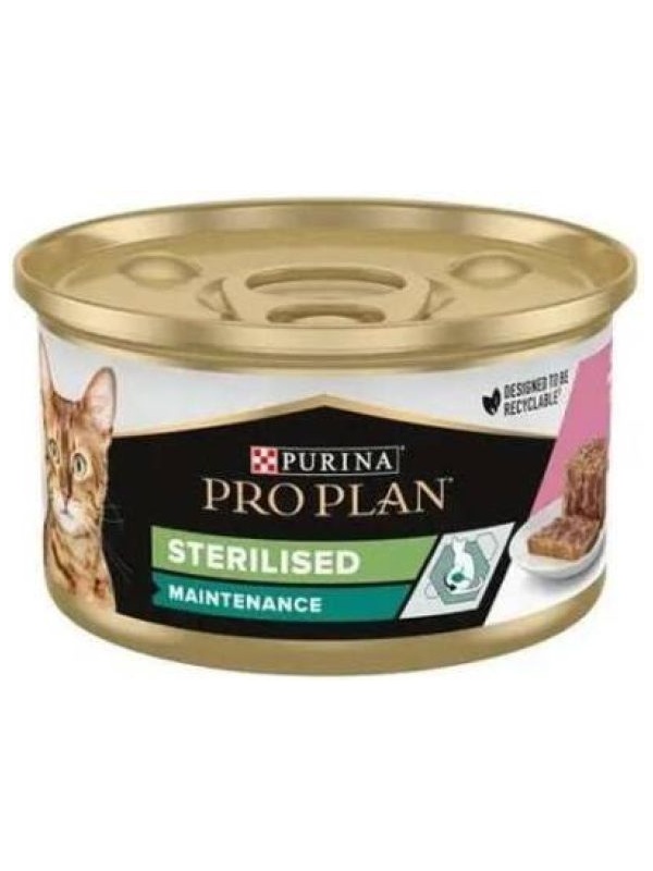 Pro Plan Sterilised Somonlu Yetişkin Kedi Konservesi 85 gr