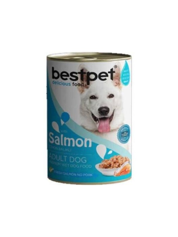 Bestpet Jöle İçinde Parça etli Balıklı Konserve Yetişkin Köpek Maması 400 gr