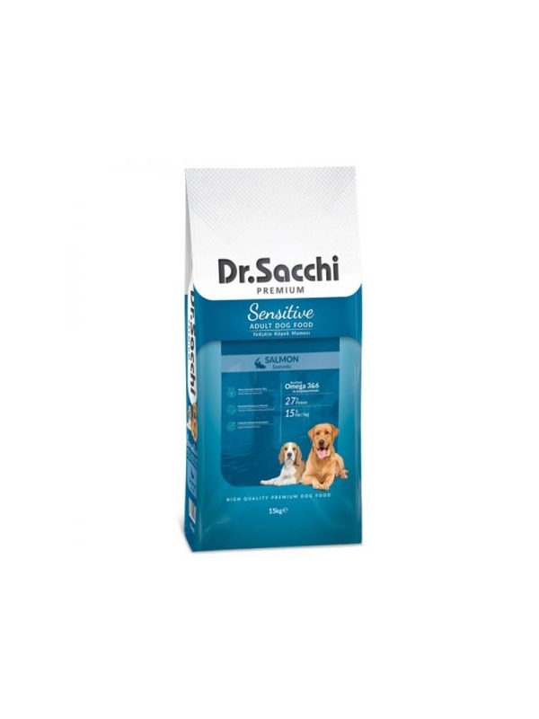 Dr.Sacchi Sensitive Somonlu Yetişkin Köpek Maması 15 Kg