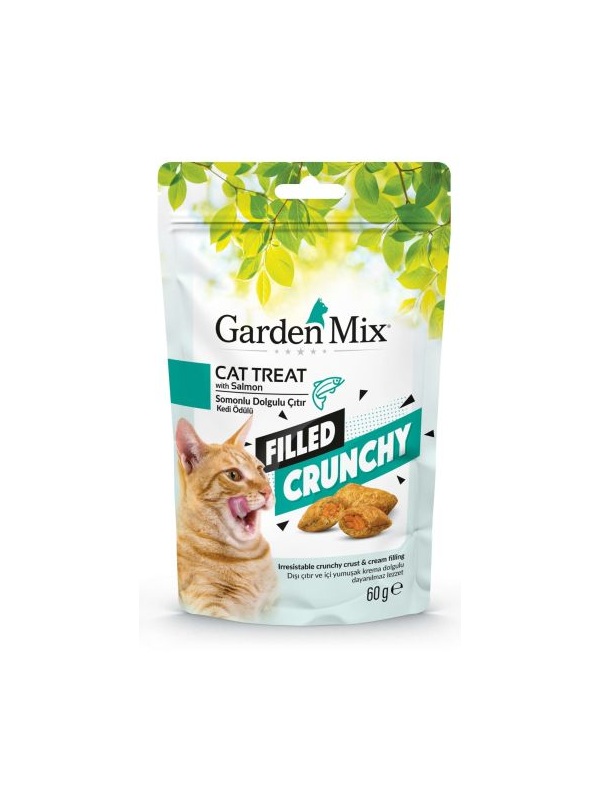 GARDENMİX SOMONLU İÇİ DOLGULU KEDİ ÖDÜLÜ 60GR