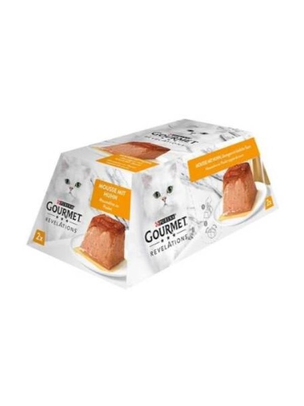 Gourmet Gold Revelations Tavuk Etli Ezme Konserve Kedi Maması 2 X 57 gr
