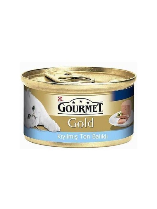Gourmet Gold Kıyılmış Ton Balıklı Yetişkin Kedi Konservesi 85 gr