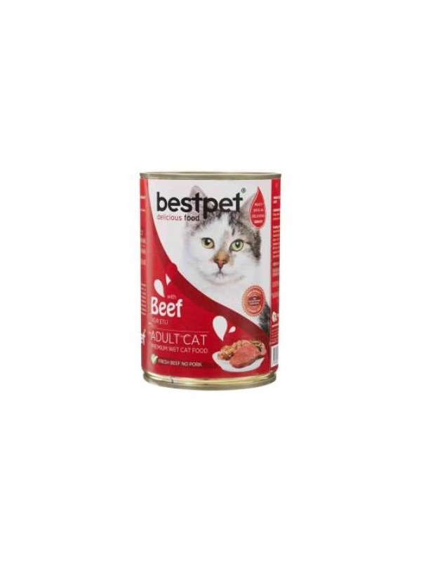Bestpet Sığır Etli Yetişkin Kedi Konservesi 400 gr