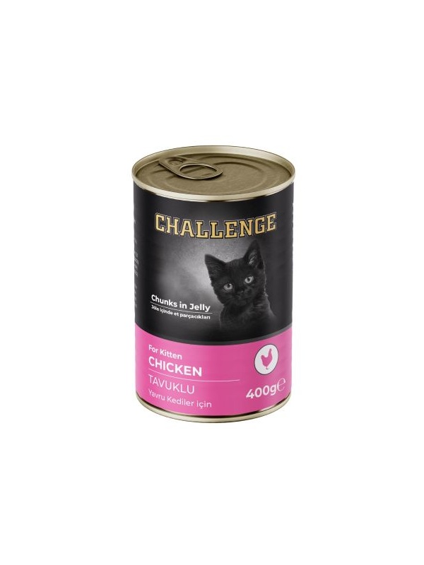 Challenge Tavuklu Yavru Kedi Konservesi 400 gr