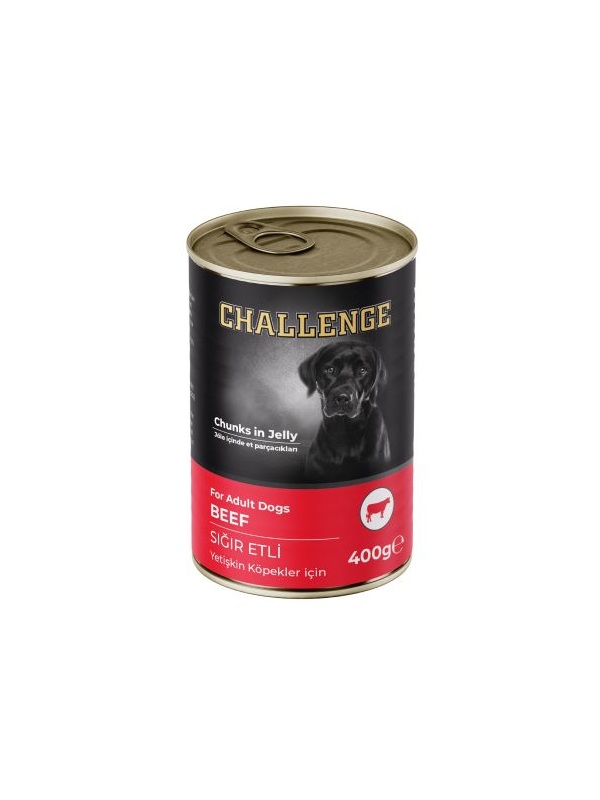 Challenge Sığır Etli Yetişkin Köpek Konservesi 400 gr