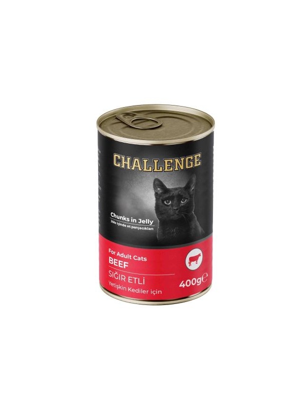 Challenge Sığır Etli Kedi Konservesi 400 g