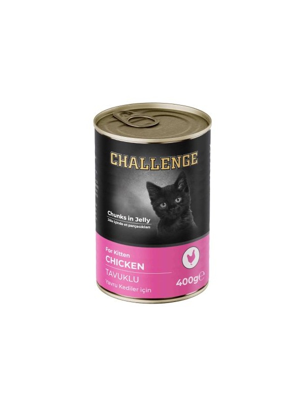 Challenge Tavuklu Yavru Kedi Konservesi 400 g